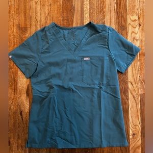 Figs hydrogreen scrub top